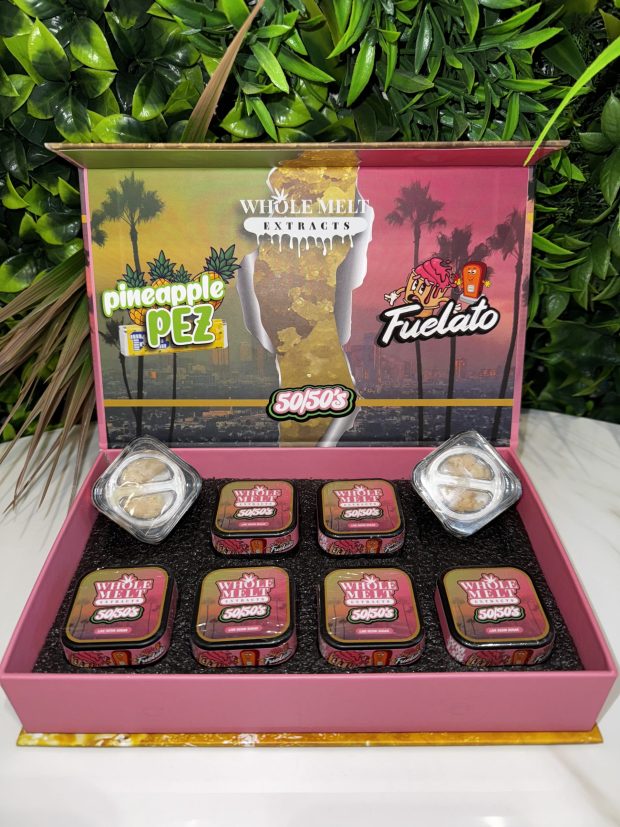 Whole Melt 50/50’s Resin Box: Pineapple Pez x Fuelato