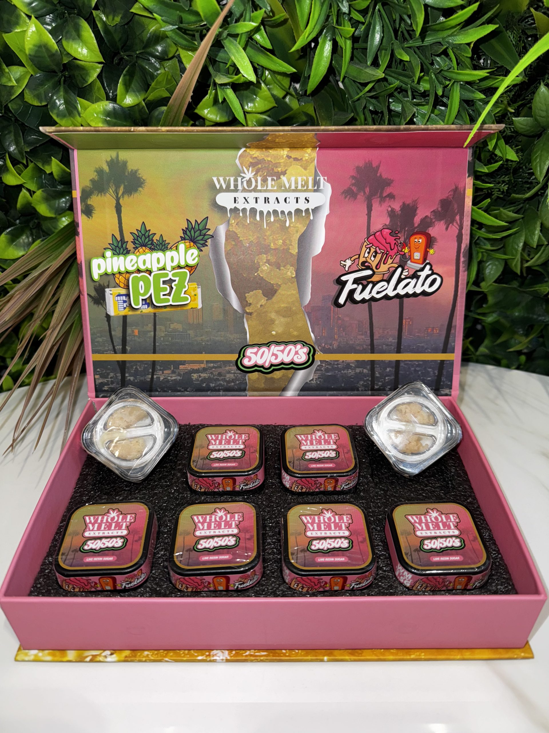 Whole Melt 50/50’s Resin Box: Pineapple Pez x Fuelato